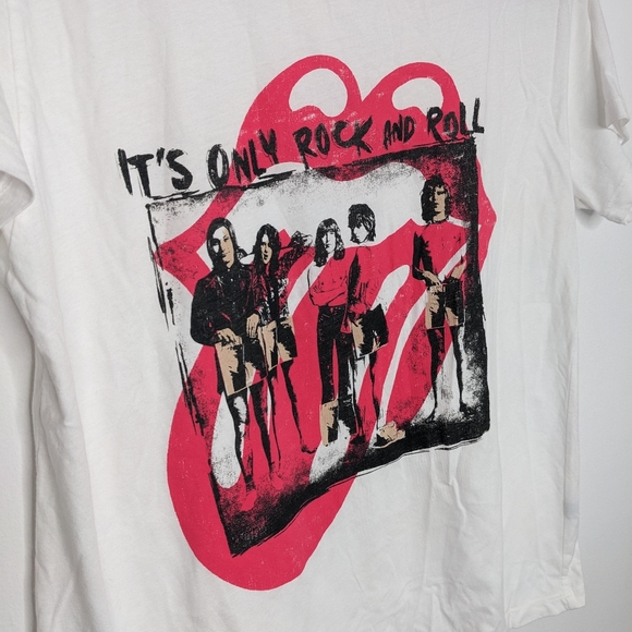 DAYDREAMER Rolling Stones It's Only Rock and Roll Graphic Band Tee NEW Size S - Picture 6 of 6